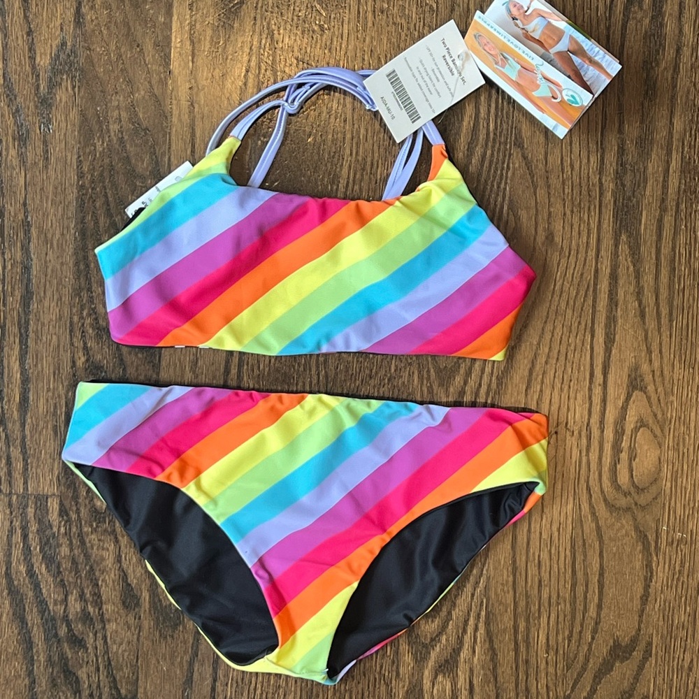 Limeapple REVERSIBLE Colorful Bikini